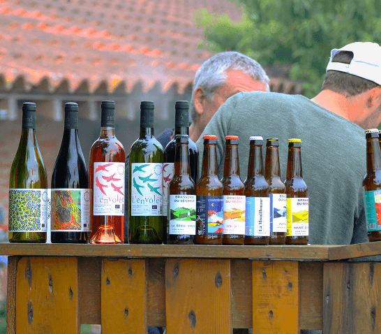 Vente directe à la brasserie